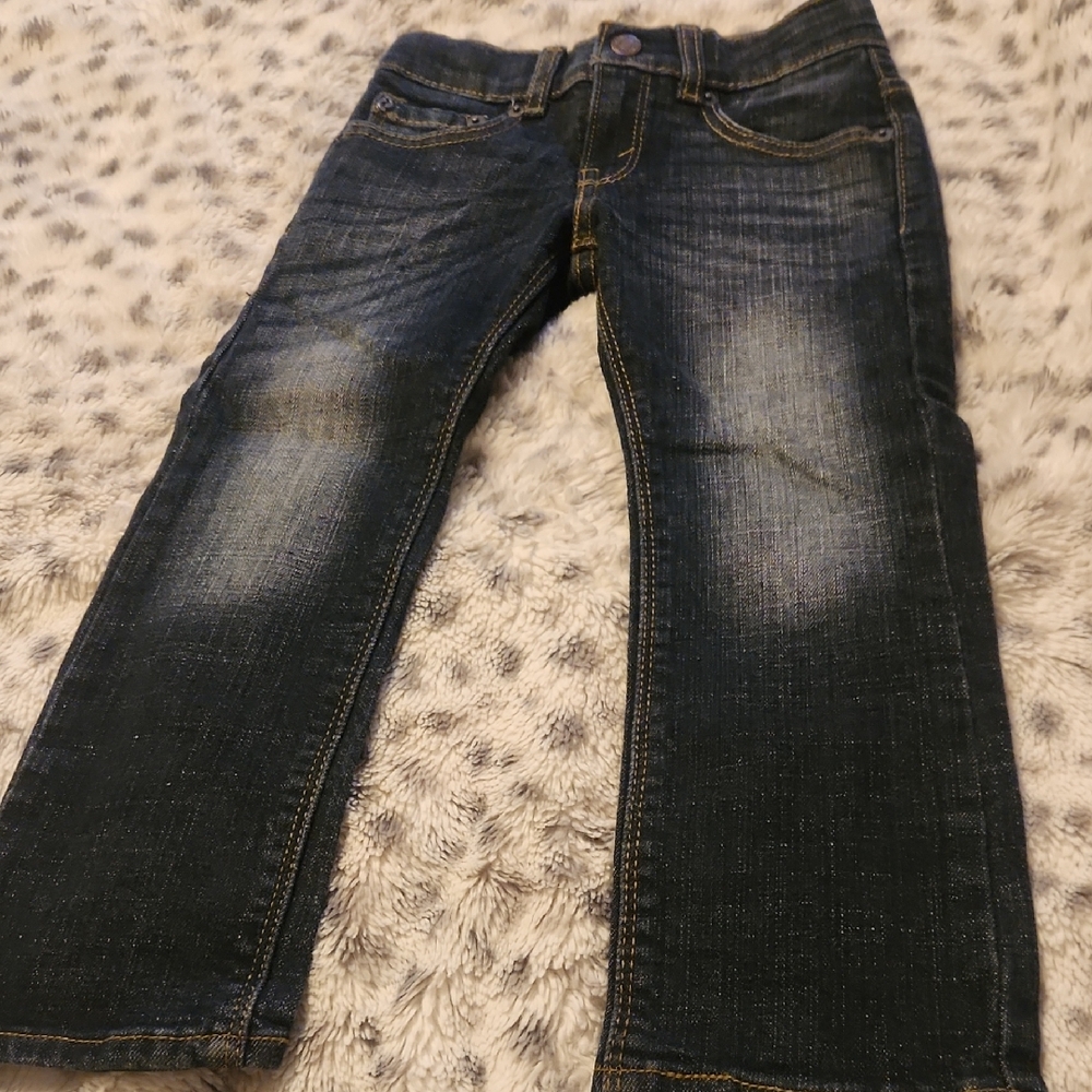 Levi's Blue Straight Jeans with Vintage Fading